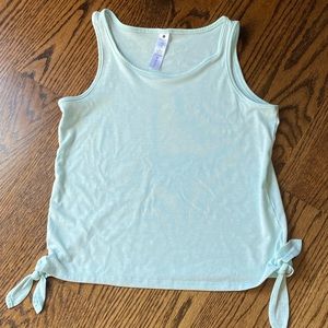 Yogalicious Girls Tank Top w Tie Sides L/12 EUC